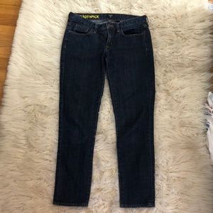 J. CREW TOOTHPICK JEANS 27 STRETCH DENIM PERFECT!